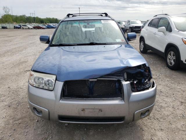 JF1SG67648H713603 - 2008 SUBARU FORESTER 2.5X LL BEAN BLUE photo 5