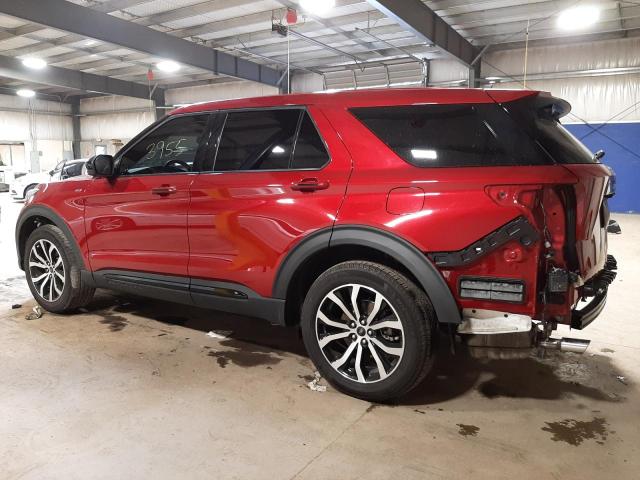 1FMSK8KH4NGA94270 - 2022 FORD EXPLORER ST-LINE RED photo 2