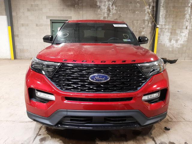 1FMSK8KH4NGA94270 - 2022 FORD EXPLORER ST-LINE RED photo 5