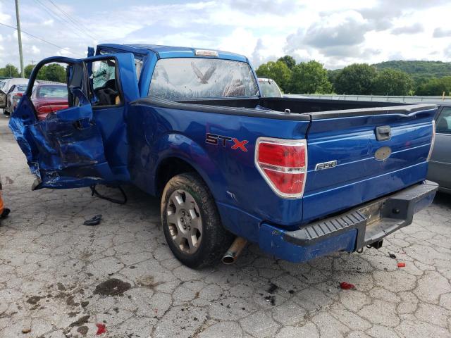 1FTEX1CWXAFA96161 - 2010 FORD F150 SUPER CAB BLUE photo 3