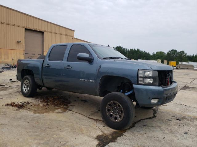 2GCEC13J371696312 - 2007 CHEVROLET 1500 SILVE C1500 CREW CAB BLUE photo 4