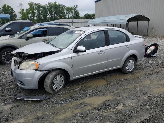 KL1TD56687B130933 - 2007 CHEVROLET AVEO BASE SILVER photo 1