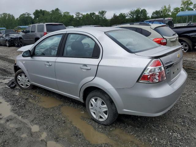 KL1TD56687B130933 - 2007 CHEVROLET AVEO BASE SILVER photo 2