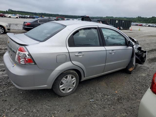 KL1TD56687B130933 - 2007 CHEVROLET AVEO BASE SILVER photo 3