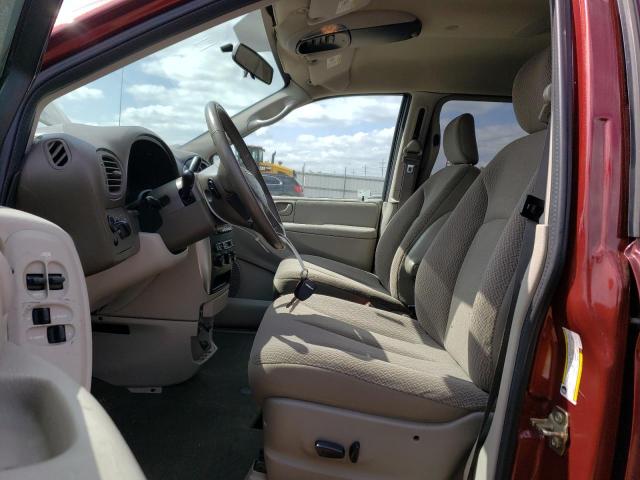 2A4GP54L57R137344 - 2007 CHRYSLER TOWN & COU TOURING Qırmızı foto 7