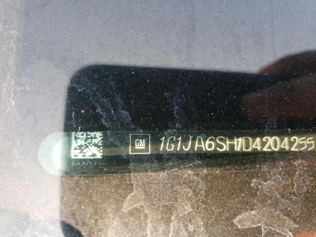 1G1JA6SH1D4204255 - 2013 CHEVROLET SONIC LS 白色 照片 13