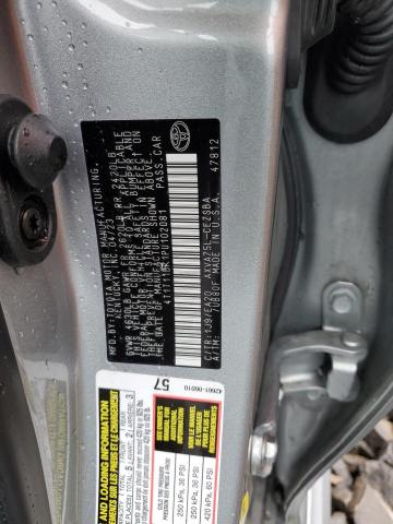 4T1T11BK1PU102081 - 2023 TOYOTA CAMRY SE NIGHT SHADE SILVER photo 12