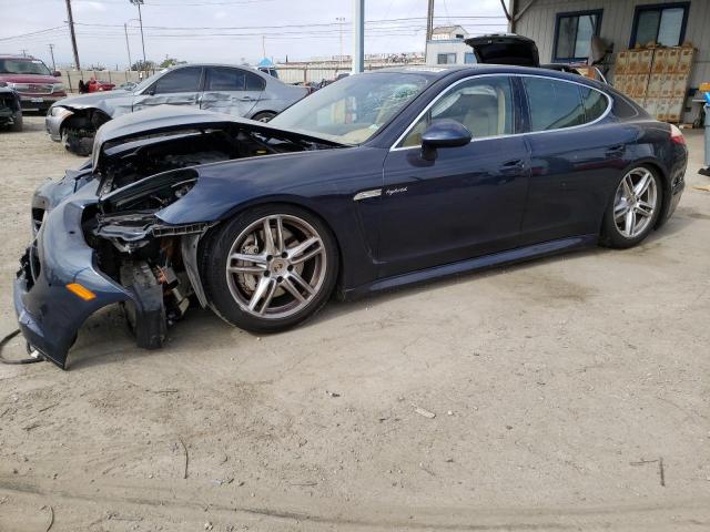 WP0AD2A73CL045663 - 2012 PORSCHE PANAMERA S HYBRID BLUE photo 1