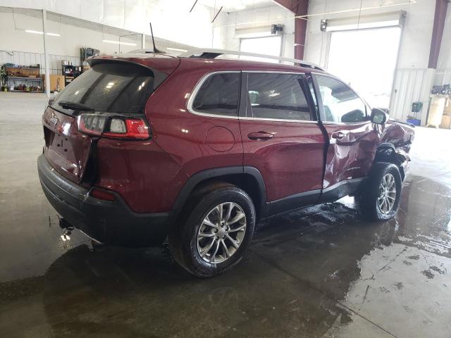 1C4PJMMXXMD110367 - 2021 JEEP CHEROKEE LATITUDE LUX MAROON photo 3