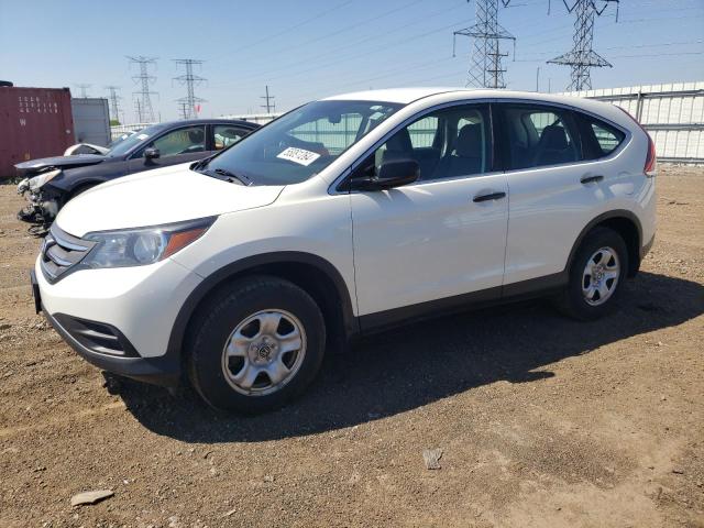 5J6RM3H35EL014438 - 2014 HONDA CR-V LX WHITE photo 1