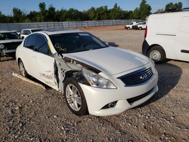 JN1DV6AP3CM812829 - 2012 INFINITI G25 BASE WHITE photo 1