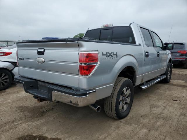 1FTFW1ET7BFC37876 - 2011 FORD F150 SUPERCREW SILVER photo 3
