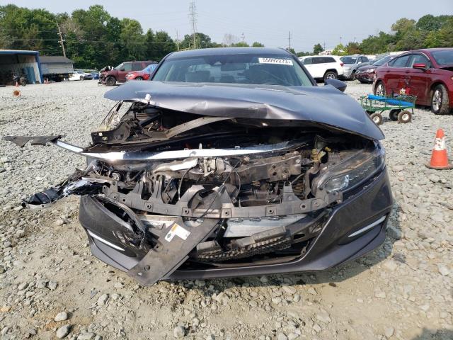 1HGCV3F11JA009920 - 2018 HONDA ACCORD HYBRID GRAY photo 5