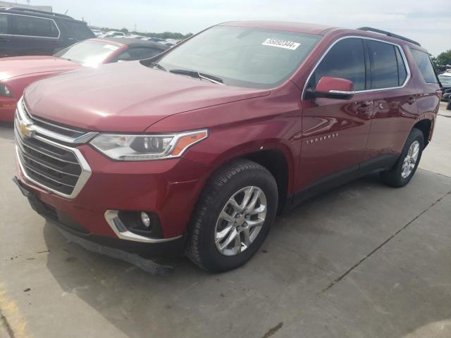 1GNERHKW2KJ318637 - 2019 CHEVROLET TRAVERSE LT RED photo 1