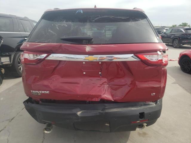1GNERHKW2KJ318637 - 2019 CHEVROLET TRAVERSE LT RED photo 6