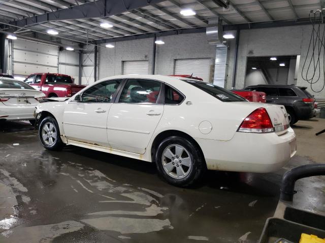 2G1WT57K991121982 - 2009 CHEVROLET IMPALA 1LT WHITE photo 2