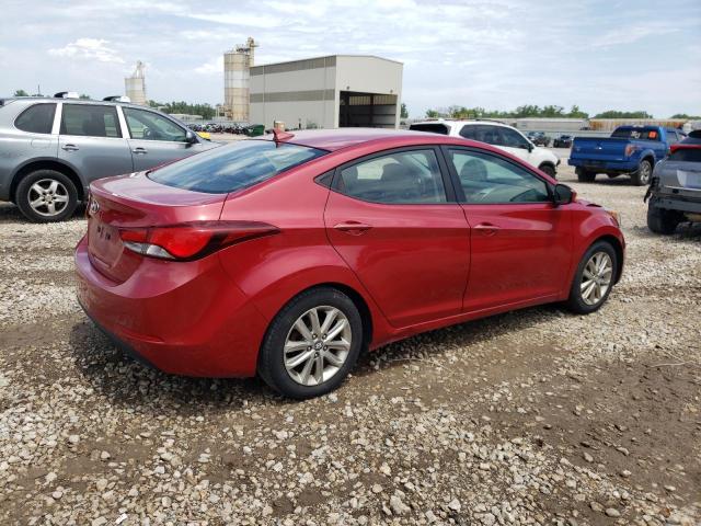 KMHDH4AE7EU182710 - 2014 HYUNDAI ELANTRA SE RED photo 3