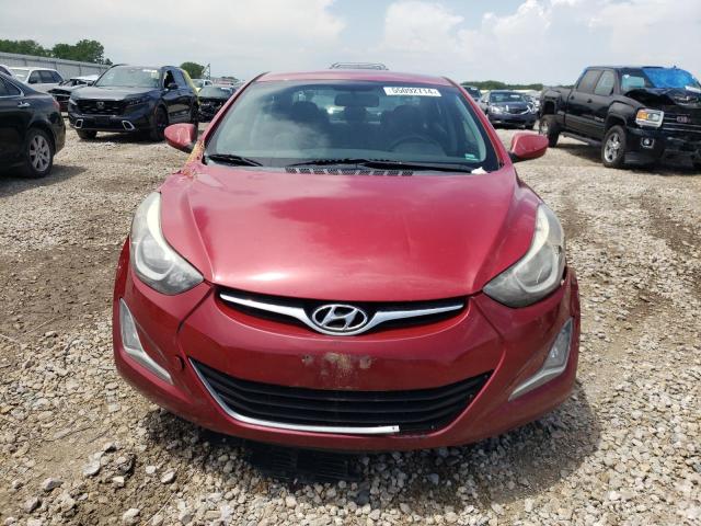 KMHDH4AE7EU182710 - 2014 HYUNDAI ELANTRA SE RED photo 5