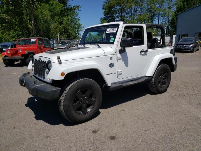 1C4GJWBG1CL146399 - 2012 JEEP WRANGLER SAHARA WHITE photo 1