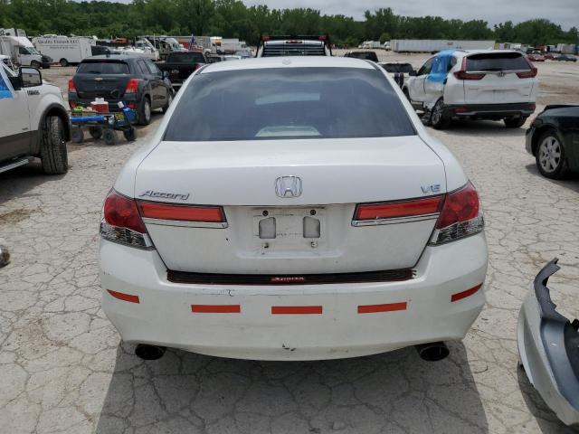 1HGCP3F87CA018857 - 2012 HONDA ACCORD EXL WHITE photo 6