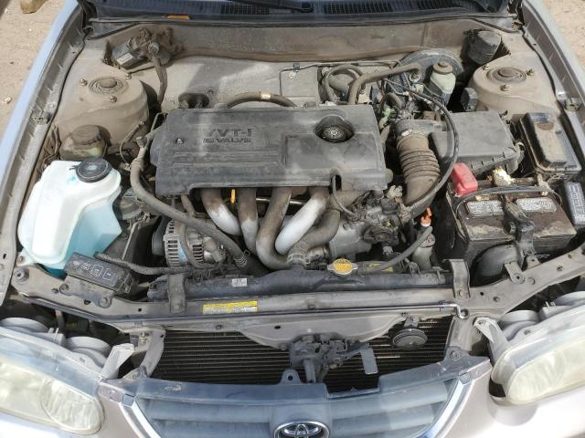 1NXBR12E01Z532562 - 2001 TOYOTA COROLLA CE BEIGE photo 11