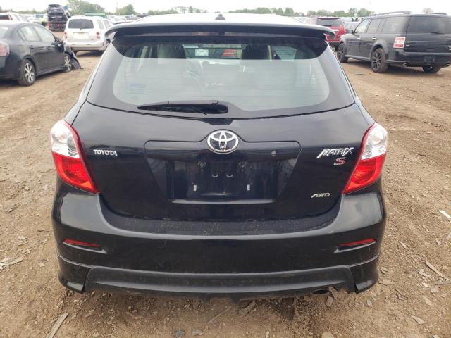 2T1LE4EE9AC013895 - 2010 TOYOTA MATRIX S Սև լուսանկար 6