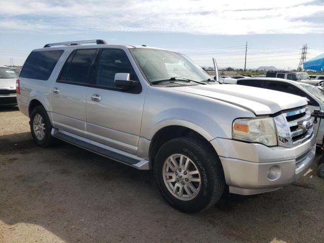 1FMJK1K56DEF27378 - 2013 FORD EXPEDITION EL LIMITED SILVER photo 4