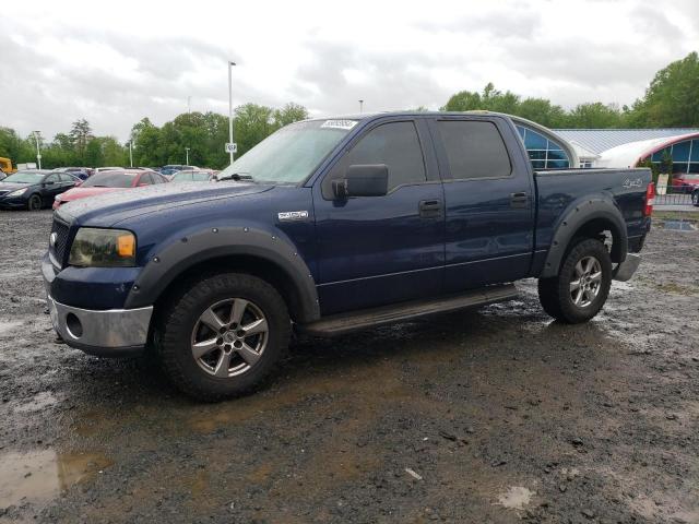 1FTPW14506FA69950 - 2006 FORD F150 SUPERCREW BLUE photo 1