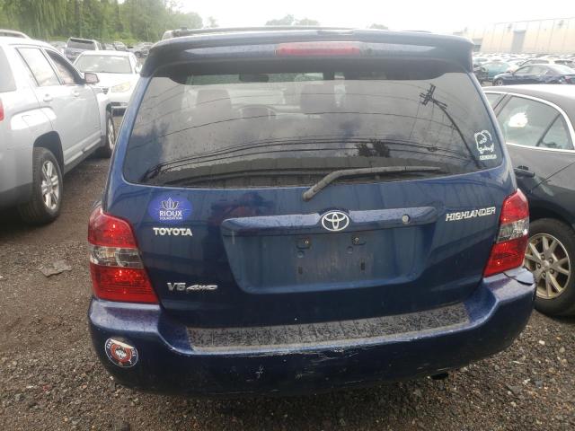 JTEEP21A970220084 - 2007 TOYOTA HIGHLANDER SPORT BLUE photo 6