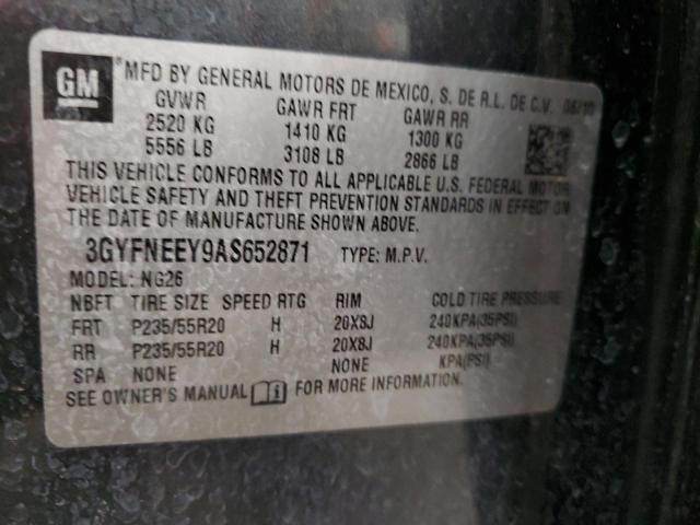 3GYFNEEY9AS652871 - 2010 CADILLAC SRX PERFORMANCE COLLECTION Графитовый фото 13