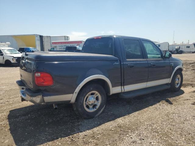 1FTRW07LX1KB48118 - 2001 FORD F150 SUPERCREW BLUE photo 3