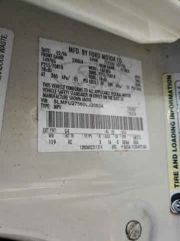 5LMFU27566LJ20834 - 2006 LINCOLN NAVIGATOR 白色 照片 13