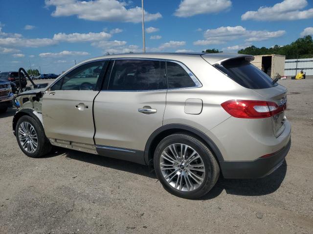 2LMPJ6LR9HBL12756 - 2017 LINCOLN MKX RESERVE BEIGE photo 2