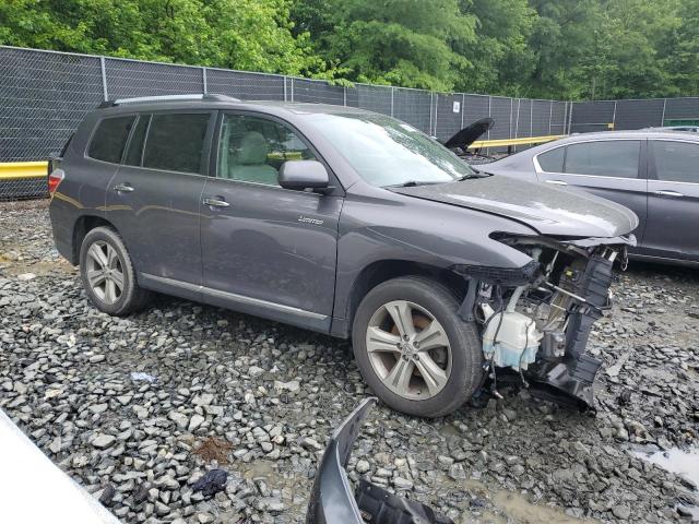 5TDDK3EH0CS161364 - 2012 TOYOTA HIGHLANDER LIMITED GRAY photo 4