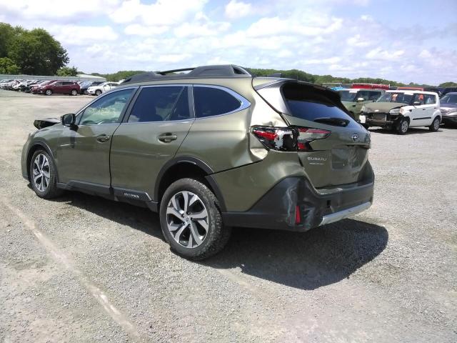 4S4BTANC1N3178297 - 2022 SUBARU OUTBACK LIMITED GREEN photo 3