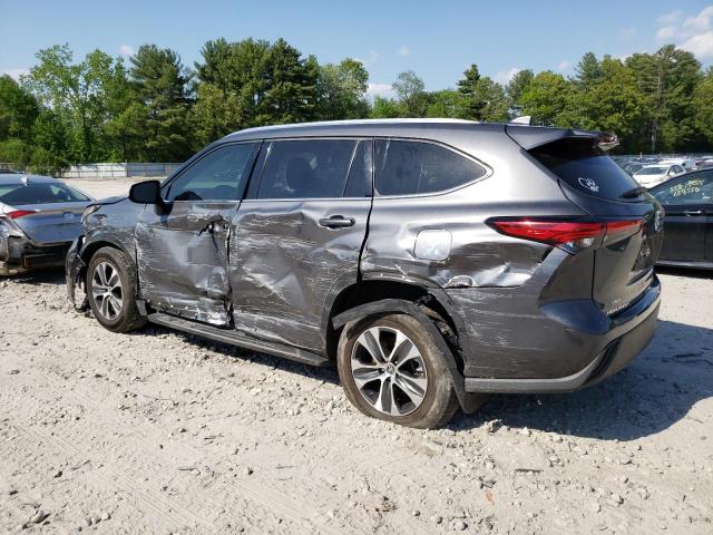 5TDGZRBH1MS141187 - 2021 TOYOTA HIGHLANDER XLE GRAY photo 2