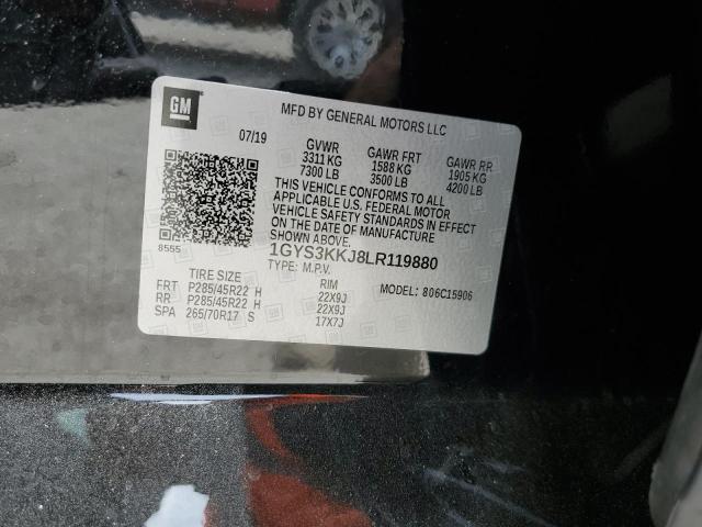 1GYS3KKJ8LR119880 - 2020 CADILLAC ESCALADE ESV PLATINUM Qara foto 13