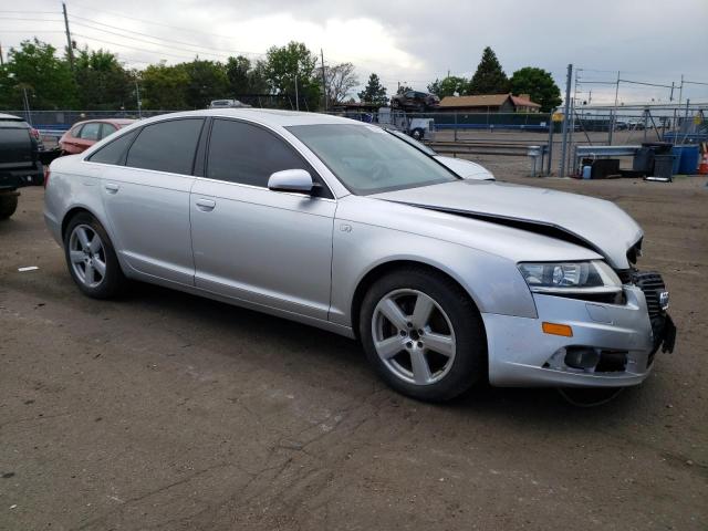 WAUDH74F58N016952 - 2008 AUDI A6 3.2 QUATTRO SILVER photo 4