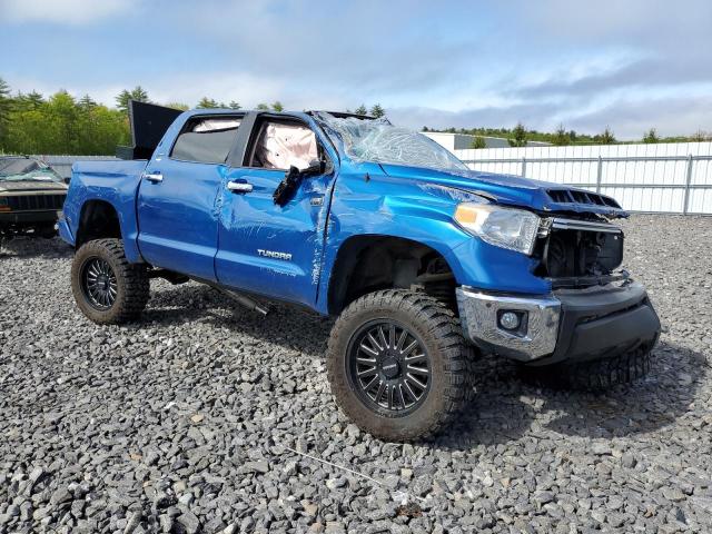 5TFHY5F16GX578582 - 2016 TOYOTA TUNDRA CREWMAX LIMITED BLUE photo 4