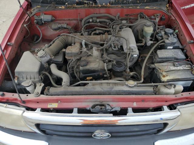 4TASM92N6YZ598060 - 2000 TOYOTA TACOMA XTRACAB PRERUNNER წითელი ფოტო 11