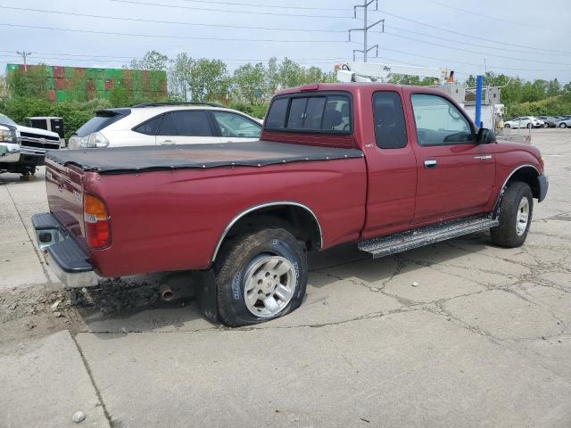 4TASM92N6YZ598060 - 2000 TOYOTA TACOMA XTRACAB PRERUNNER წითელი ფოტო 3