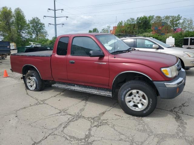 4TASM92N6YZ598060 - 2000 TOYOTA TACOMA XTRACAB PRERUNNER წითელი ფოტო 4