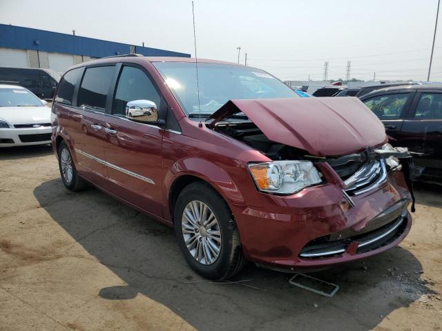 2C4RC1CG4GR127847 - 2016 CHRYSLER TOWN & COU TOURING L MAROON photo 4