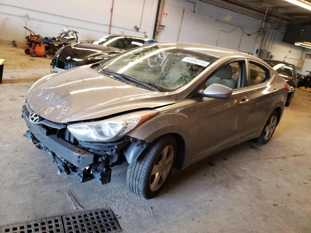 5NPDH4AE1CH137922 - 2012 HYUNDAI ELANTRA GLS GRAY photo 1