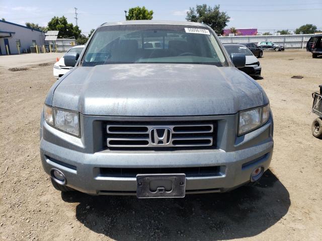 2HJYK165X7H517586 - 2007 HONDA RIDGELINE RTL BLUE photo 5