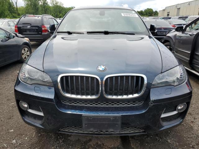 5UXFG2C5XE0H11240 - 2014 BMW X6 XDRIVE35I BLUE photo 5