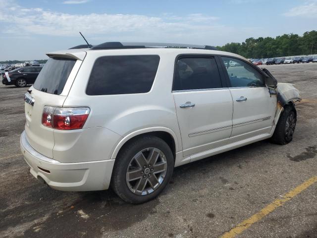 1GKKRTED6CJ227370 - 2012 GMC ACADIA DENALI WHITE photo 3