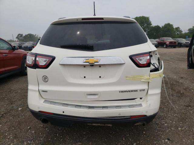 1GNKVLKD9DJ195888 - 2013 CHEVROLET TRAVERSE LTZ WHITE photo 6