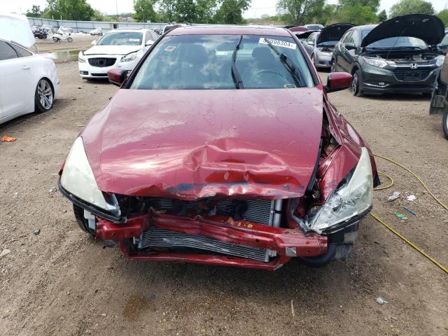 1HGCM568X7A125699 - 2007 HONDA ACCORD EX RED photo 5