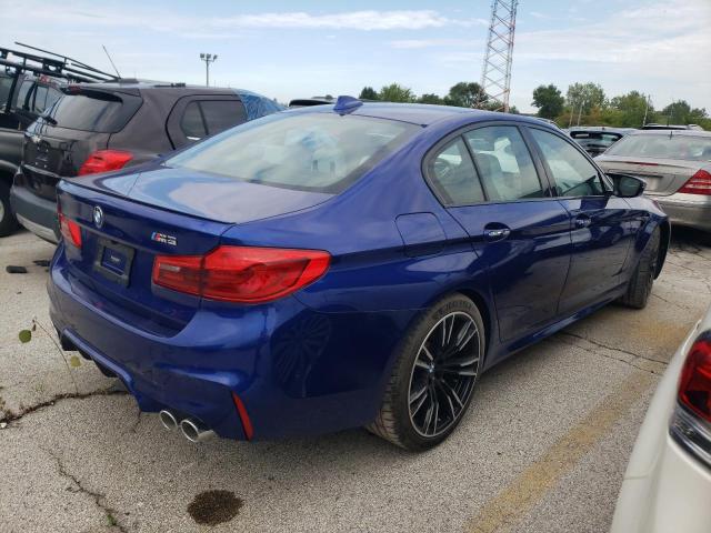 WBSJF0C52JB282330 - 2018 BMW M5 BLUE photo 3